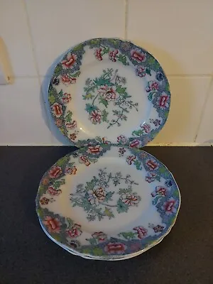 Buy Vintage Copeland Late Spode Asian Lotus Salad Plates Set Of 3 Dishwasher Safe • 18£