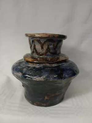 Buy Hand Thrown Studio Pottery Vase Signed Ingle • 14.95£