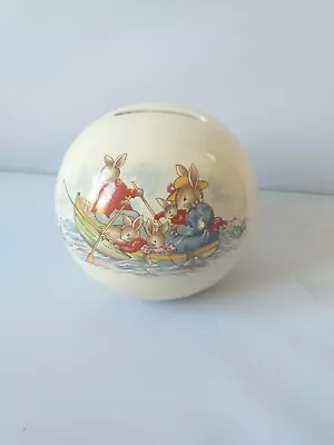 Buy Royal Doulton Bunnykins Spherical Round Money Box Rabbits 1936 • 8£