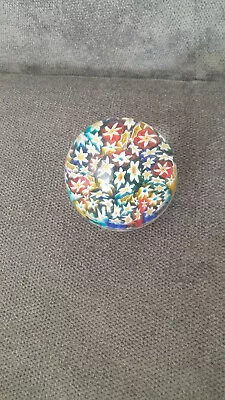 Buy  Millefiori Small Paperweight Red Yellow And Blue Star • 15£
