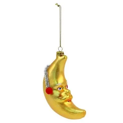 Buy Christmas Tree Ornament - Glass Moon With Headphones - Paperchase - (8944) • 1£