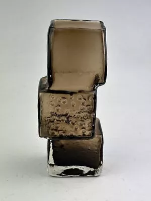 Buy WHITEFRIARS Drunken Bricklayer Vase By Geoffrey Baxter, Cinnamon Colour, 20cm. • 495£