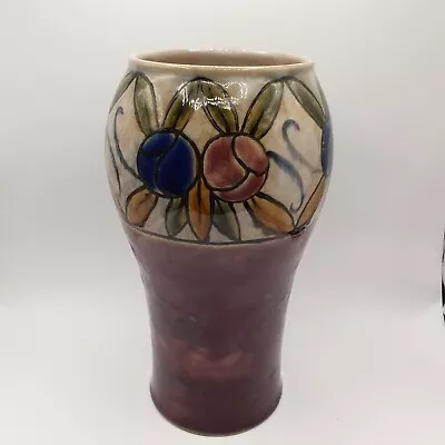 Buy Royal Doulton Lambeth Stoneware Vase By Bessie Newbery Floral Decoration  • 11.50£