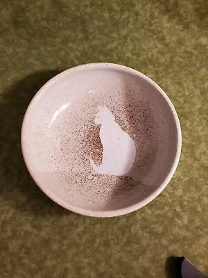 Buy Studio Art Pottery  Cat  Serving Bowl Handmade Stoneware Glazed • 20.86£