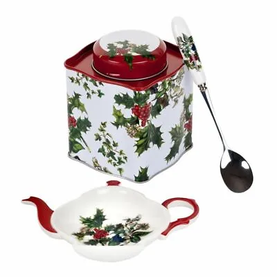 Buy Pimpernel For Portmeirion The Holly And The Ivy 3 Piece Tea Set • 13.80£