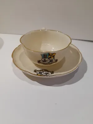 Buy Rare Goss Ewer Cup And Saucer With Cambeltown Crest • 19.95£