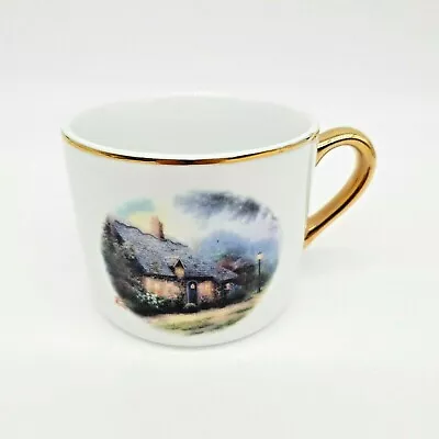 Buy Thomas Kinkade Teleflora Coffee Cup Mug Moonlight Cottage Replacement Collection • 12.58£