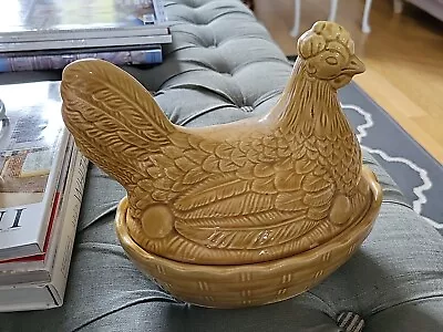 Buy Vintage Collectable Sadler Hen On The Nest Egg Ceramic Storage Bowl Chicken • 4.99£
