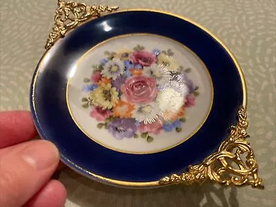 Buy Antique T Limoges Porcelain Rose Floral Hand Painted Decorative Dish French • 20.17£