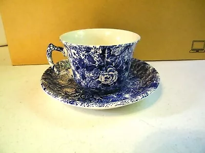 Buy Vtg Laura Ashley Chintzware Blue White Fine China Tea Coffee Cup & Saucer • 37.70£