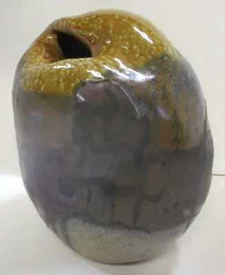 Buy Vintage Unique Abstract Pottery Vase Planter Signed  S. Hastings '80  • 47.41£