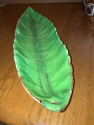 Buy Carlton Ware Cucumber Server / Tray Leaf Shaped Good Condition • 10£