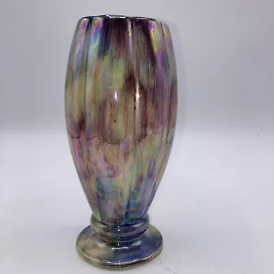 Buy Oldcourt Lustre Ware Vase Art Deco Vintage Hand Painted +-7 Inches Tall • 12.99£