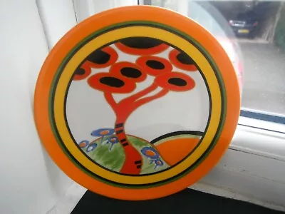 Buy CLARICE CLIFF  RED TREE   PLATE - By WEDGWOOD - MINT  & BOXED • 21£