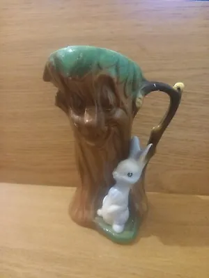 Buy Vintage Hornsea Pottery Fauna Collection  White Rabbit & Smiling Tree Jug No 580 • 0.99£