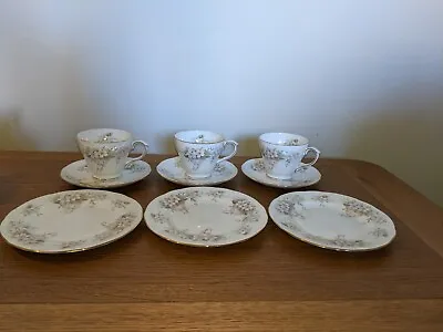 Buy Duchess Bone China Cup Saucer And Side Plate Trio X3. Lansbury Pattern. • 9.99£