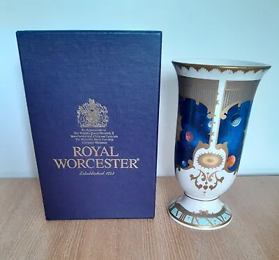 Buy Millennium Royal Worcester Vase (New In Box) • 15£