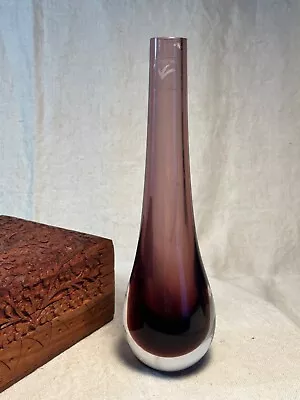 Buy Caithness Bud Vase, Beautiful Aubergine Colour. Signed. Modern • 4£