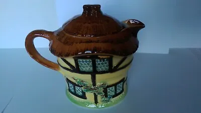 Buy Vintage Burlington Ware Devon Cobb Thatched Cottage Tea Pot Coffee Pot • 5.99£