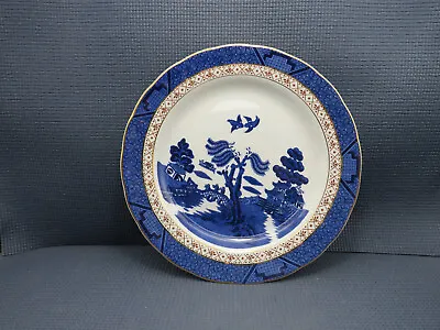 Buy Royal Doulton Dinnerware Real Old Willow Pattern Dinner Plate 10 7/8  Gold Trim • 28.72£