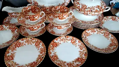 Buy Antique English Samuel Radford Fenton Bone China Victorian  Dinner Ware Tea Set • 280£