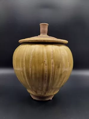 Buy Studio Art Pottery Jar 8  Neutral Boho Decor Handcrafted Unsigned • 52.83£