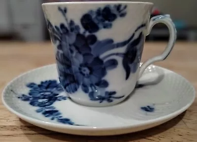 Buy Royal Copenhagen Blue Flower Cup And Saucer Set Curved Espresso 10/1546 • 15.31£