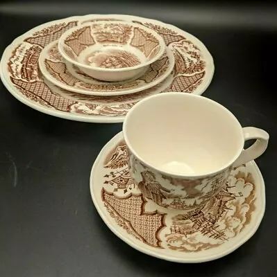 Buy Alfred Meakin “Fair Winds” 5pc Place Setting Vintage • 27.50£