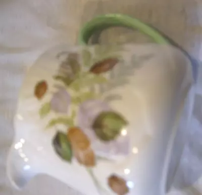 Buy Shelley Milk Jug . Autumn Leaves And Ferns . Green Shelley Stamp • 15£