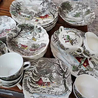 Buy Vintage J&G Meakin England Welcome Home 8 Settings 52 Pieces Holiday Set  • 145.87£