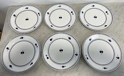 Buy Stig Lindberg Gustavsberg X 6 Kanton Plates Swedish Pottery 21 Cm • 29.95£