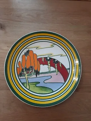 Buy  Clarice Cliff Solitude Design Ltd Edition 10 Inch Charger In Stunning Condition • 27£