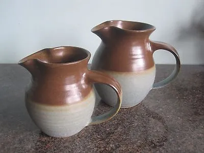Buy Studio Pottery - Tregaron Cymru - Two Jugs • 29.99£
