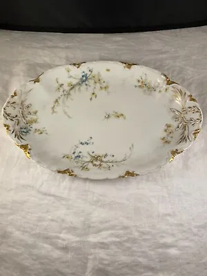 Buy Oval Serving Platter (11 ), Haviland China, Limoges France, Schleiger 78, Floral • 28.29£