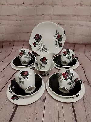 Buy Vintage Royal Albert  Masquerade  China Tea Set 15pc 1950s • 35£