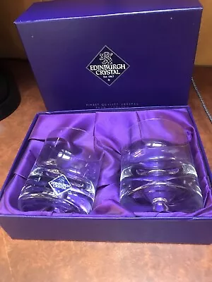 Buy BNIB Edinburgh Crystal Pair Of Whiskey Glasses • 35£
