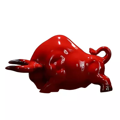 Buy  Ornaments Office Desk Decorations Table Top Bull Statue Dining • 20.35£