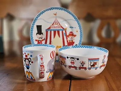 Buy Queen's Childrens Breakfast Set, Little Rhymes, Circus Fine China Set • 19.97£