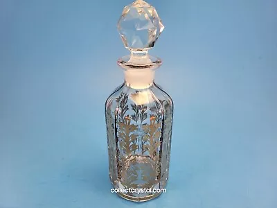 Buy Antique French Delys De Lys Eau De Toilette Gilded Glass Perfume Decanter Bottle • 57.90£