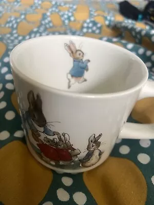 Buy Beatrix Potter Mug Wedgwood Peter Rabbit Vintage Cup 1993 Made In ENGLAND • 4.99£