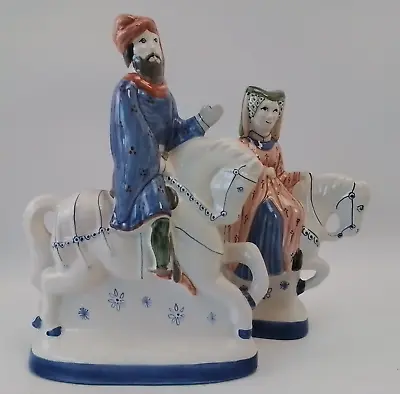 Buy Rye Pottery - Canterbury Tales - The Knight Figure & The Guildsmans Wife • 50£