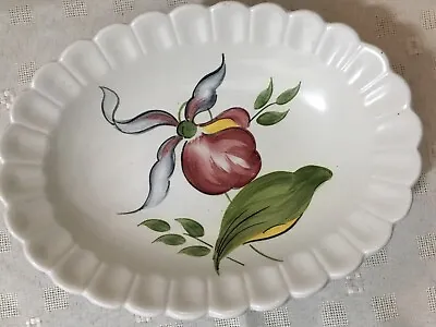 Buy Radford England Handpainted Footed Pottery Oval Dish. • 9.99£