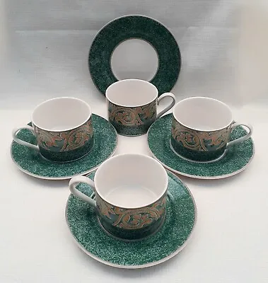 Buy 4 X BHS Valencia Teacups And Saucers Set In Excellent Condition  • 14.99£