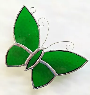 Buy Green Garden Butterfly Stained Glass Suncatcher Window Hanging Home Decor Gift • 14.95£