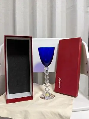 Buy Baccarat Wine Glass Blue 1 Branded • 328.27£