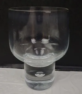 Buy Mambo By Kosta Boda Water Goblet Glass Bubble In Base 4 7/8  MCM • 16.11£