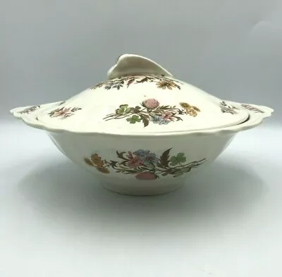 Buy J&G Meakin Vintage 1950's Cream Floral Tureen Serving Dish With Lid Sol 391413 • 18.95£