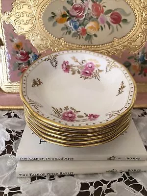 Buy 1 X Royal Crown Derby Royal Pinxton Roses Fruit Saucer 2nd Quality 13cm • 35£