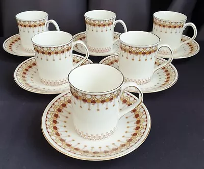 Buy Elizabethan  Lace  Pattern Set Of 6 Cups And Saucers Perfect Condition • 20£