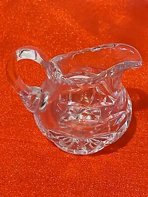 Buy Beautiful Small Cut Glass Crystal Milk Jug • 9.99£
